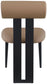 Dario - Faux Leather Dining Chair With Black Frame (Set of 2)
