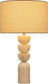 Opus - Linen Textured Fabric And Brass Table Lamp