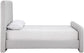 Fira - Linen Textured Fabric Upholstered Bed