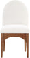 Waldorf - Boucle Dining Side Chair With Brown Legs