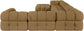 Orin - 7 Piece Modular Sectional (3 Modular Chairs, 3 Corner Chairs & Ottoman)