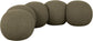 Apollo - Boucle Fabric Bench