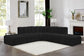 Arc - Boucle Fabric 6 Piece Corner Modular Sofa