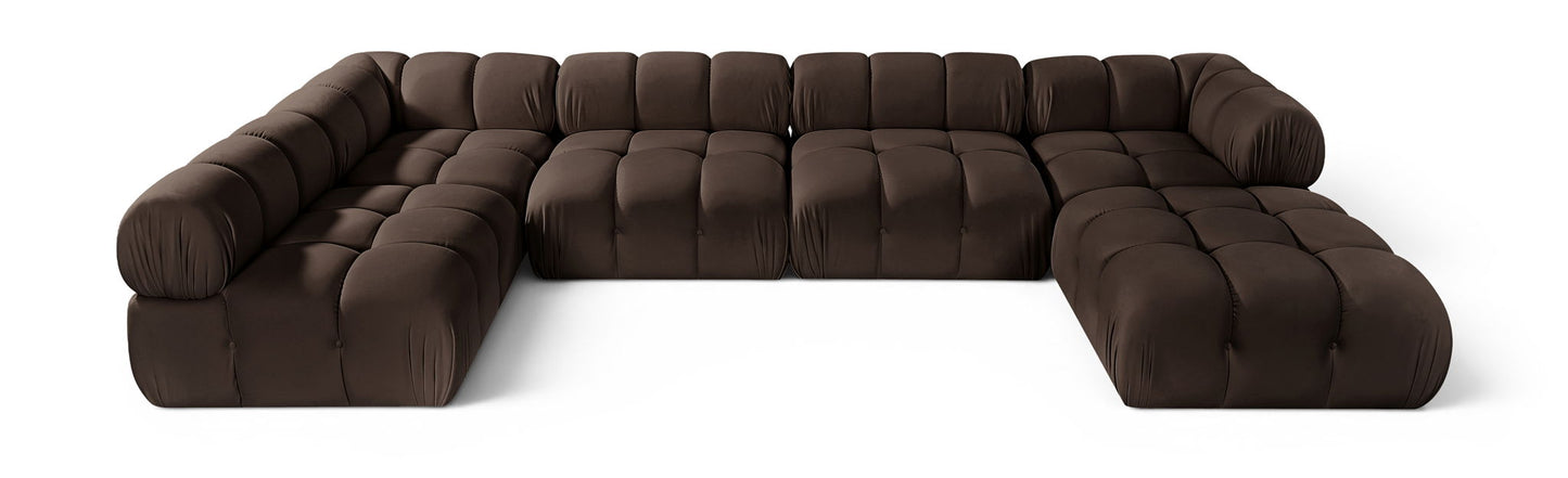 Orin - 6 Piece Modular Sectional (3 Modular Chairs, 2 Corner Chairs & Ottoman)