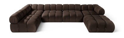 Orin - 6 Piece Modular Sectional (3 Modular Chairs, 2 Corner Chairs & Ottoman)