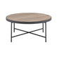 Bage - Coffee Table - Weathered Gray Oak & Metal
