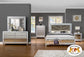B030 - LED Dresser - Platinum Silver