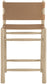 Santos - Upholstered Counter Stool With Stained Natural Base