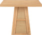 Fenwick - Cane Oak Veneer And Solid Wood Dining Table