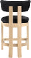 Lavrin - Vegan Leather Counter Stool (Set of 2) - Natural Base