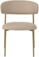 Lupita - Dining Chair With Brushed Gold Legs (Set of 2)