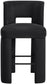 Zuno - Velvet Performance Fabric Upholstered Bar Stool (Set of 2)
