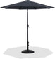 Fiji - Aluminum Patio Umbrella With Round Black Base