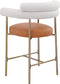 Blake - Counter Stool With Bronze Legs (Set of 2)