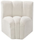 Arc - Boucle Fabric Curved Corner Chair