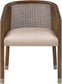 Sylvan - Vegan Leather Dining Chair (Set of 2) - Brown Frame