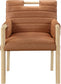Aimee - Dining Arm Chair - Light Brown Legs