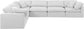 Indulge - Linen 6 Piece Modular Corner Sectional - White