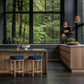 Monette - Counter Stool With Natural Base