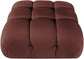 Orin - Velvet Performance Fabric Upholstered Modular Ottoman
