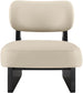 Vetra - Vegan Leather Upholstered Accent Chair With Black Base