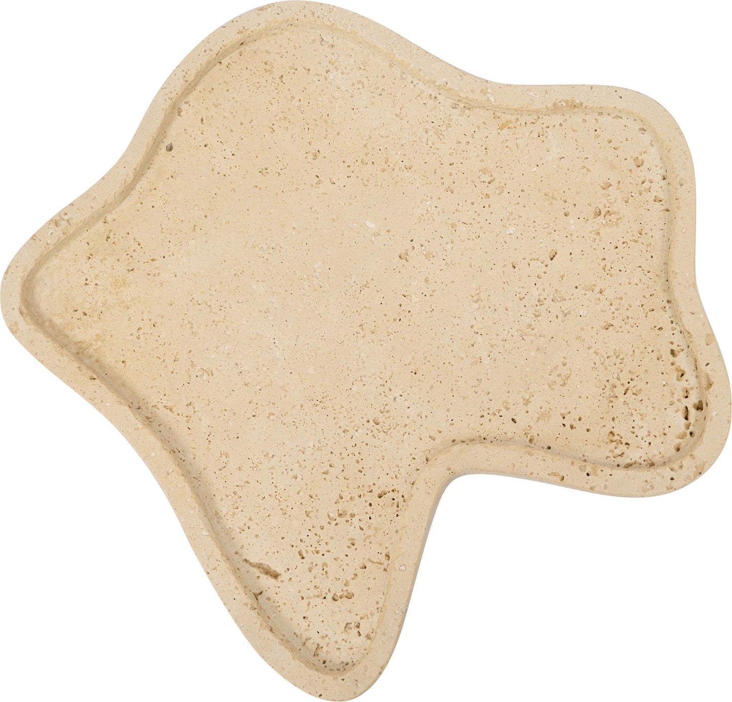 Alvar - Travertine Tray - Beige