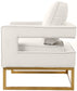 Noah - Accent Chair with Gold Legs