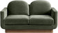 Diviento - Velvet Performance Fabric Upholstered Loveseat