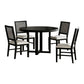 Bahama Breeze - 5 Piece Standard Height Dining Set (Table And Four Chairs) - Black