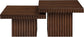 Spencer - 15" Oak Veneer 2 Piece Coffee Table