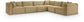 Shaggy - 6 Piece Modular Corner Sectional