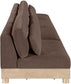 Turin - Chenille Fabric Upholstered Modular Sectional - Brown