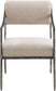 Bastille - Upholstered Dining Arm Chair (Set of 2) - Silver Frame