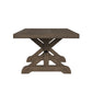 Yellowstone - Dining Table With 2X12" Leaves - Gray