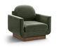 Diviento - Velvet Performance Fabric Upholstered Accent Chair