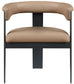 Romeo - Faux Leather Dining Chair With Black Base (Set of 2)