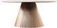Cindra - Genuine Marble Top And Iron Base Table