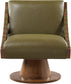 Millwin - Swivel Accent Chair With Brown Base