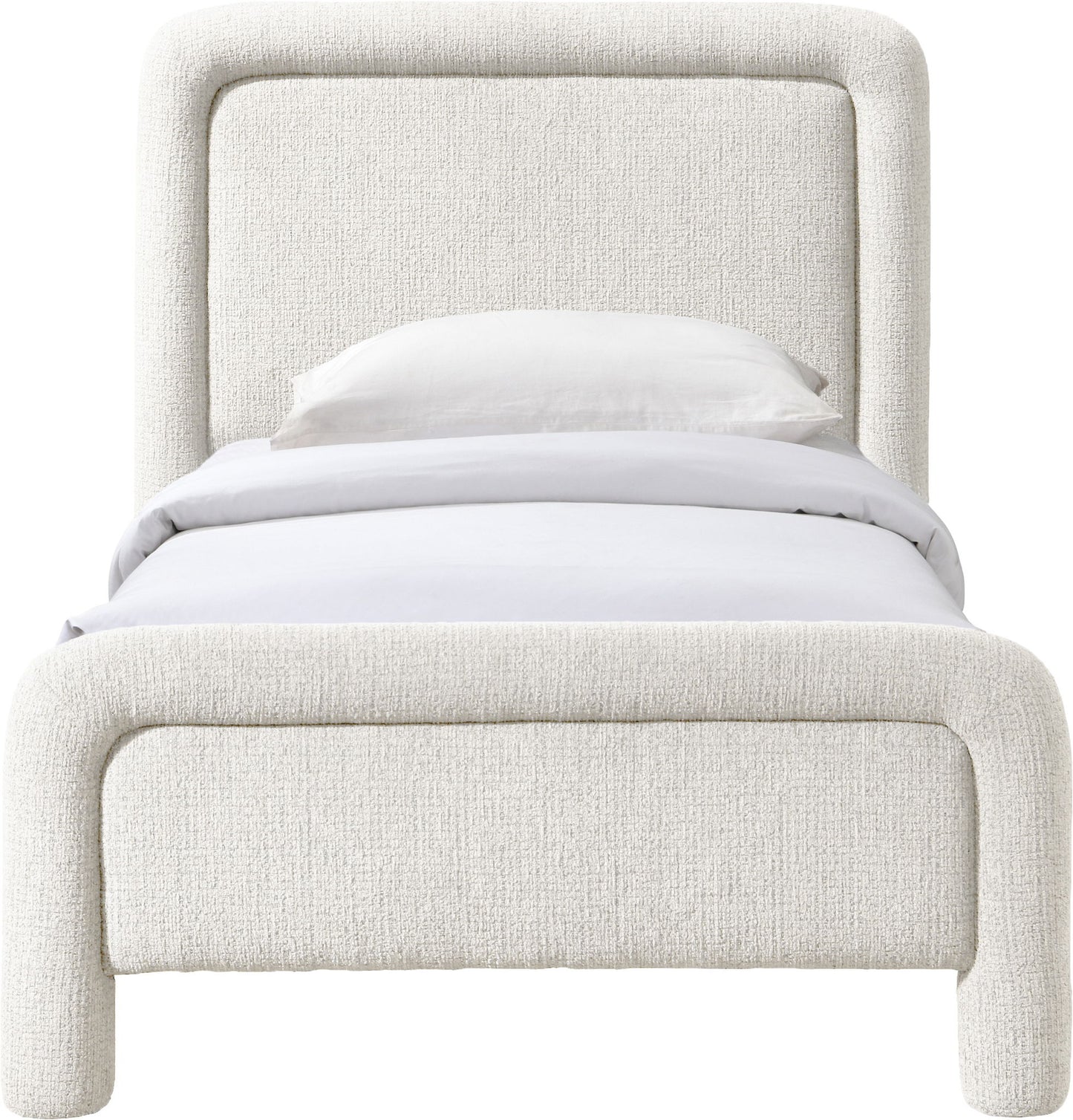 Baylor - Fabric With Interwoven Chenille Upholstered Bed