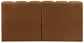 Arc - Velvet 2 Pieces Modular Sofa - Saddle