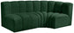 Arc - Boucle Fabric 3 Piece Sofa
