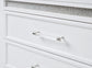 B045 - LED Dresser - White