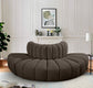 Arc - Boucle Fabric 4 Piece Modular Sofa