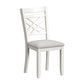 Brooks - 6 Piece Dining Set With Table, 4 Wood Back And Upholstered Seat Chairs, And Bench