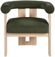 Arienzo - Performance Fabric Upholstered Accent Chair - Natural Base