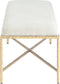 Valley - Bench With Gold Frame