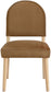 Varinelle - Velvet Upholstered Dining Chair (Set of 2) - Saddle