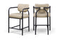 Serava - Vegan Leather Upholstered Bar Stool