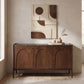 Veya - 57" Genuine Marble And Mango Wood Sideboard / Buffet
