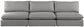Mackenzie - Modular Sofa Armless - 3 Seats
